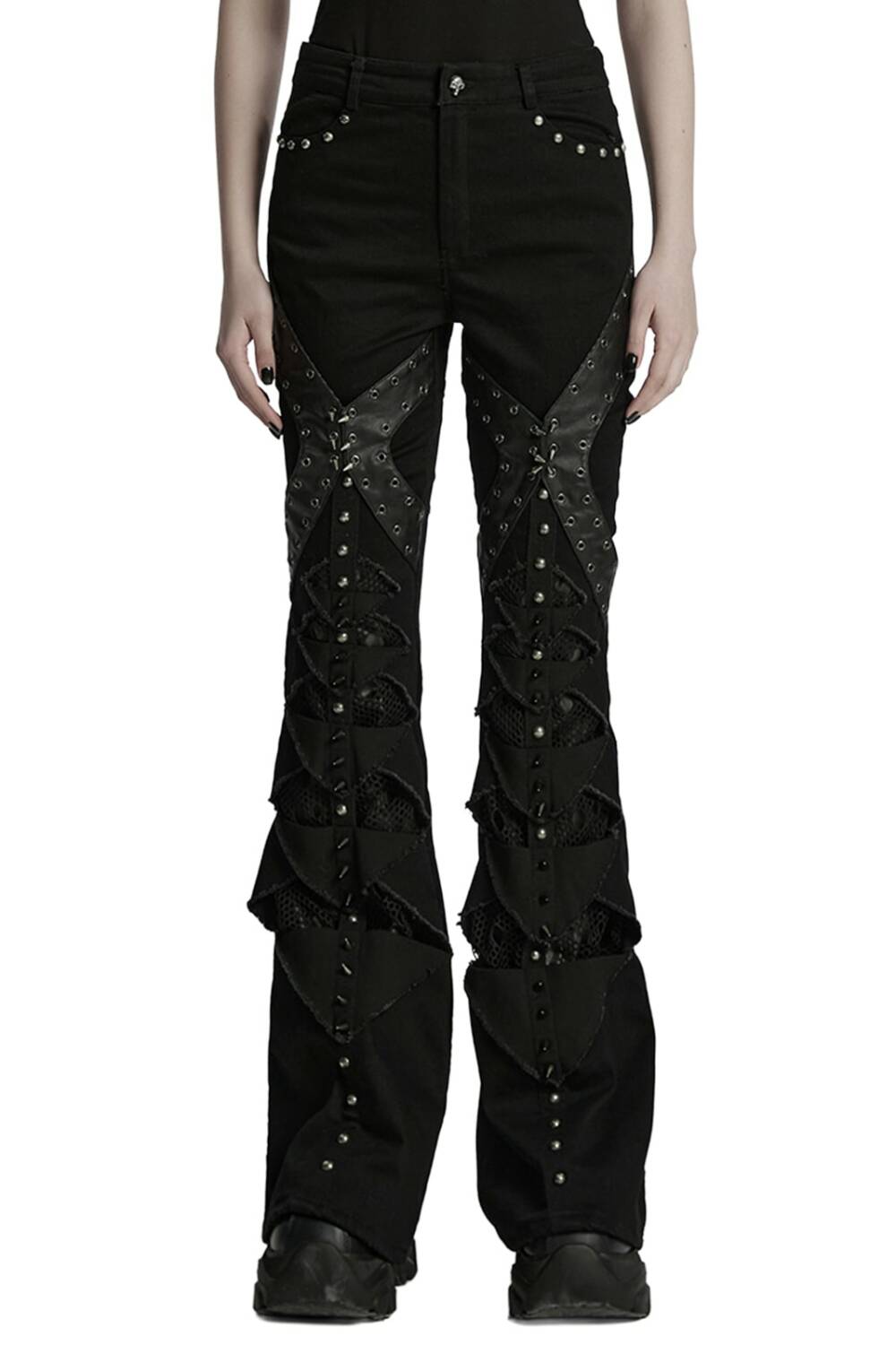 Punk rave bell bottoms Fallout Post Apocalyptic