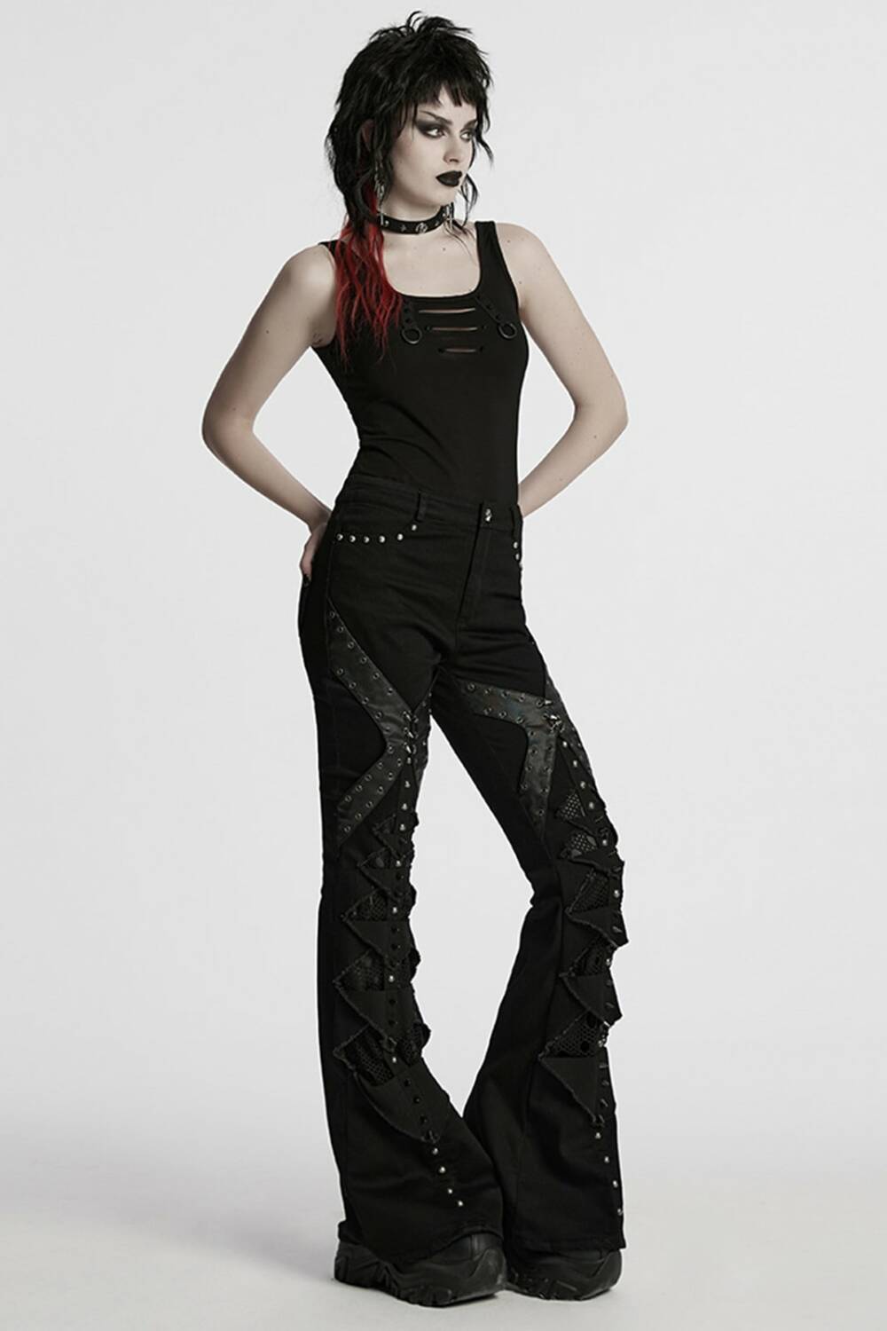 Punk rave bell bottoms Fallout Post Apocalyptic - Image 4