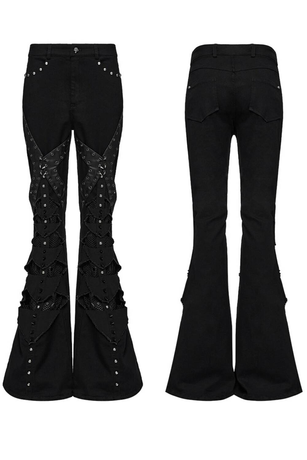 Punk rave bell bottoms Fallout Post Apocalyptic - Image 5