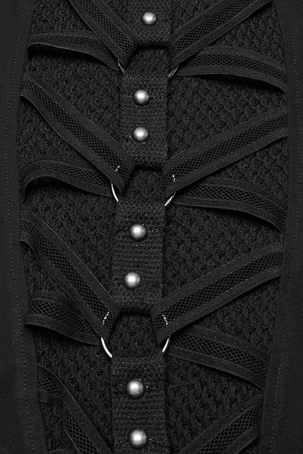 Punk rave dress Tenebra Hooded - Image 5