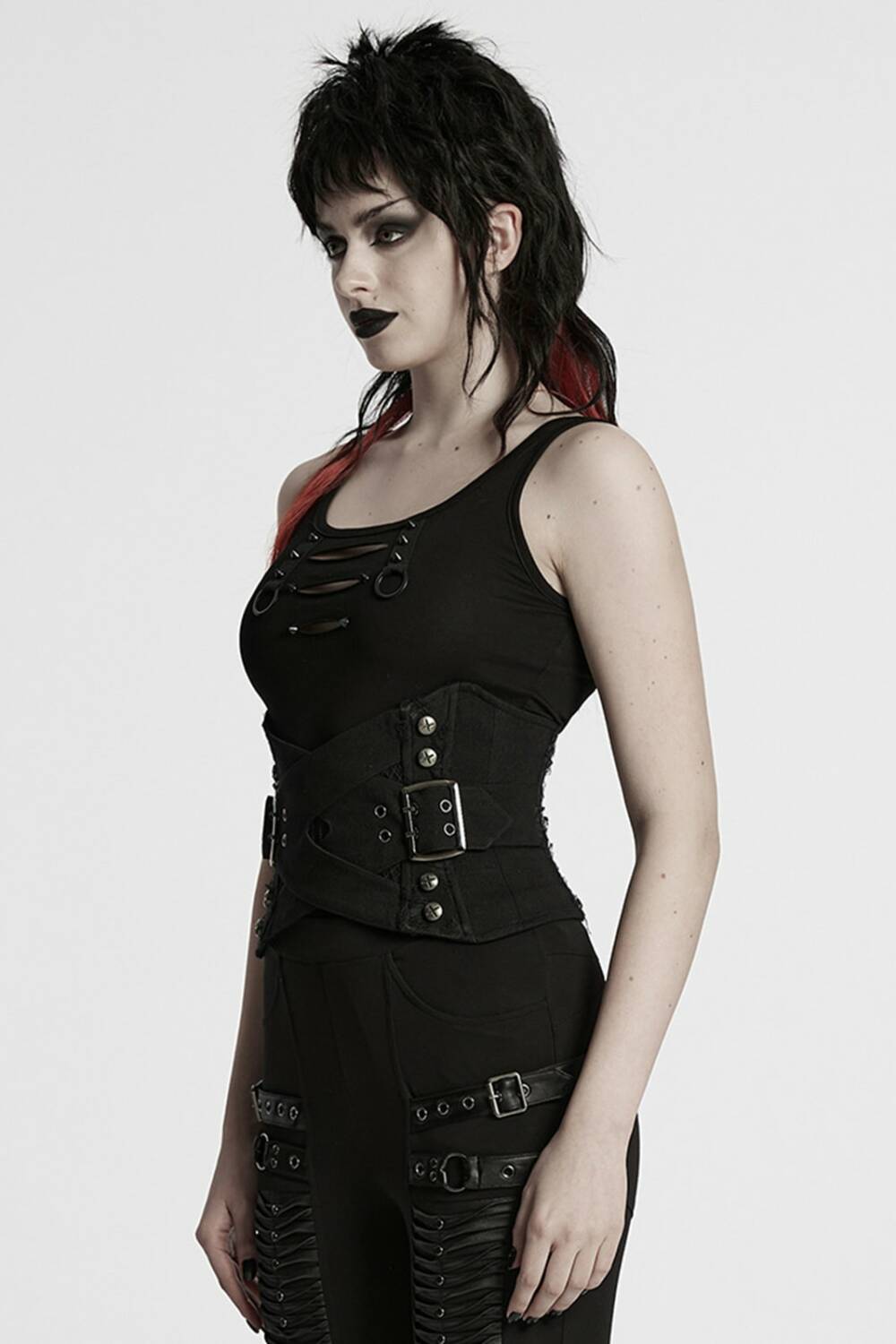 Punk rave corset belt Vendetta - Image 3
