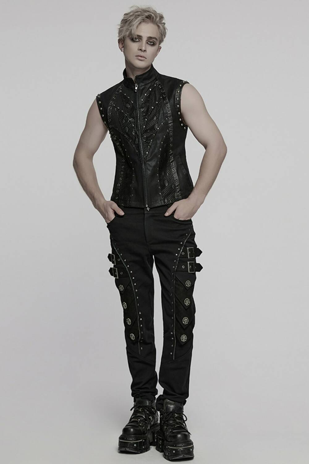 Punk Rave Vest Alien Skin - Image 4