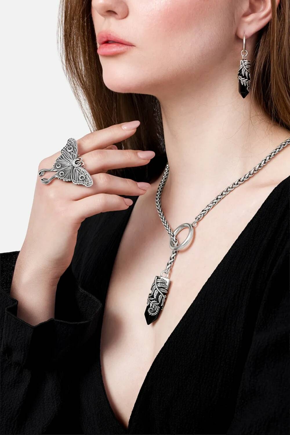 Restyle necklace Crystal Fern O-Ring - Image 5