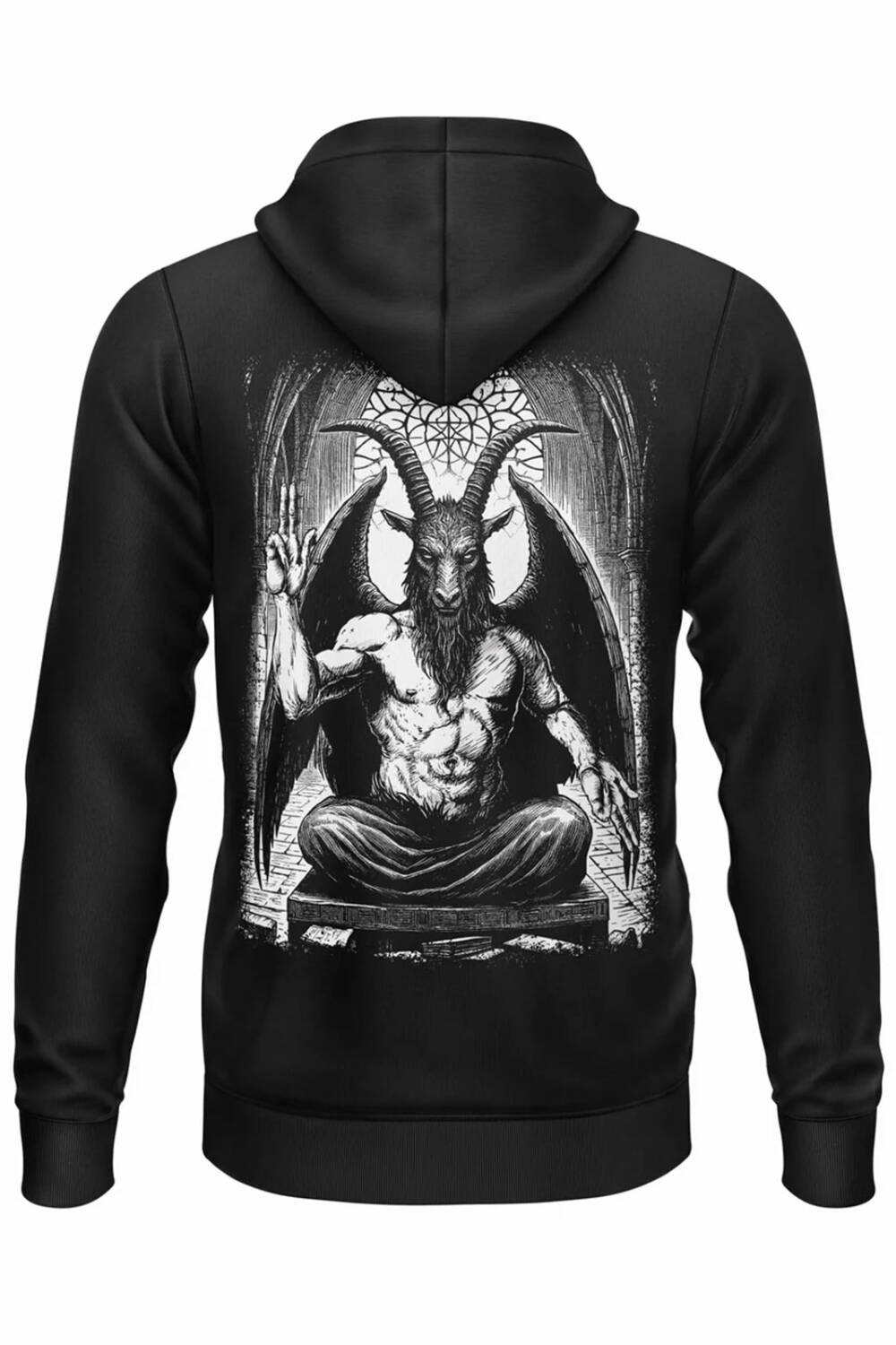 Easure Zip-Hoody Baphomet