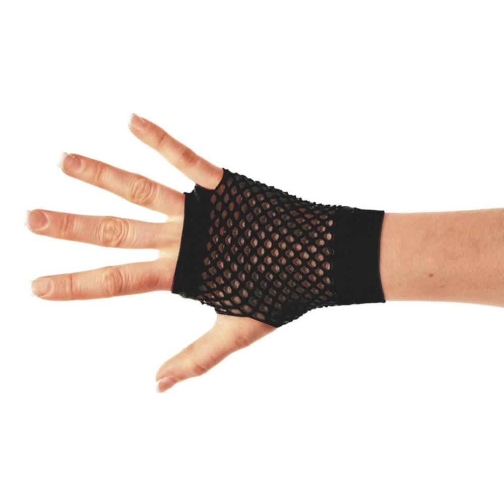 Mad Moonshine Gloves Black Mesh