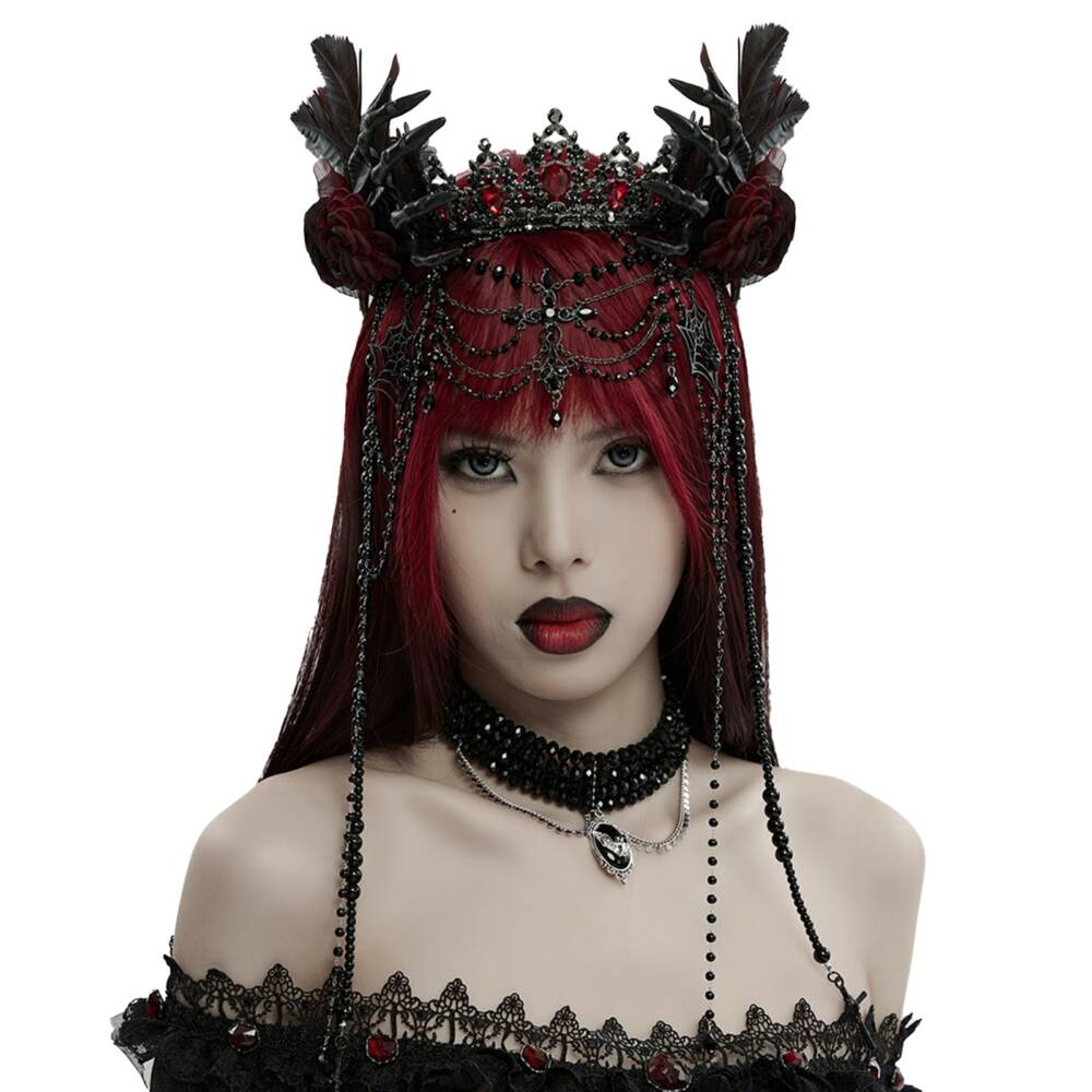 Punk rave tiara crown Lady Occulta