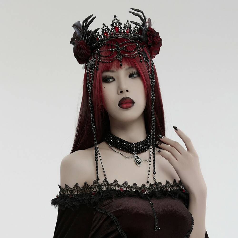 Punk rave tiara crown Lady Occulta - Image 3