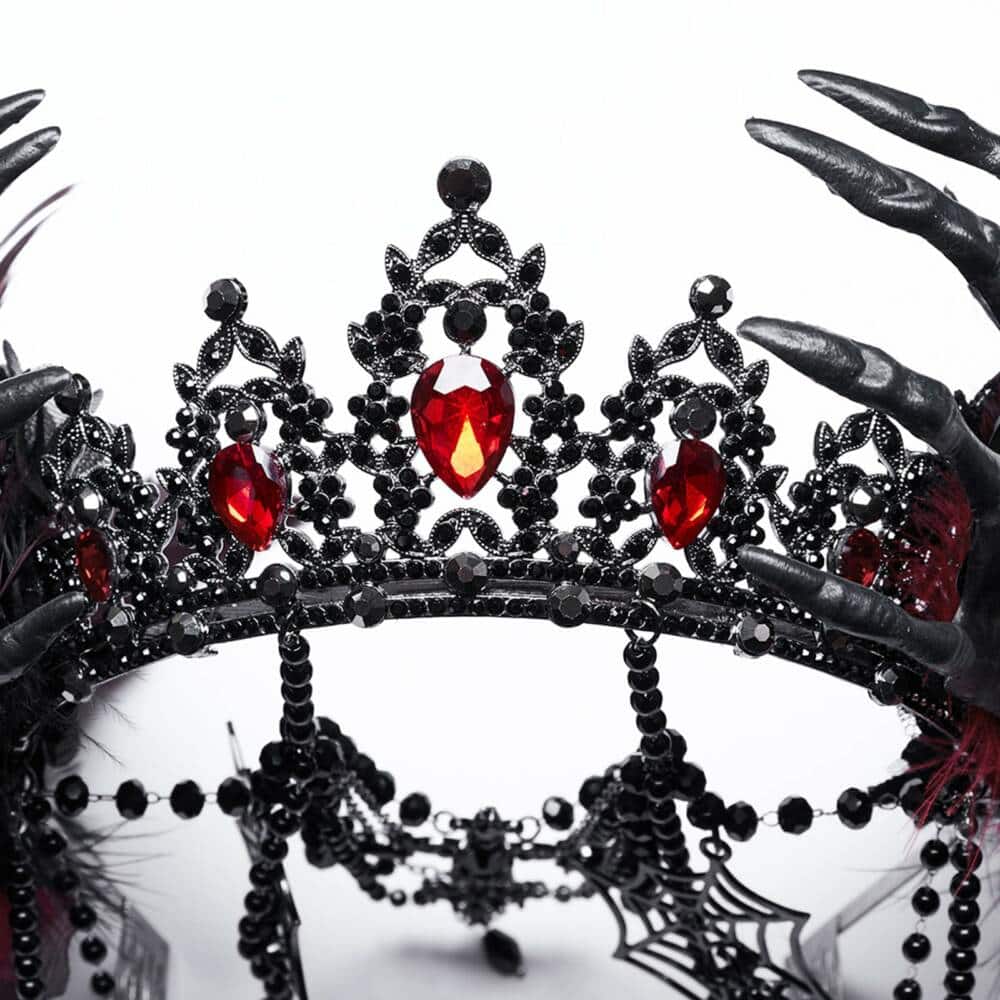 Punk rave tiara crown Lady Occulta - Image 4