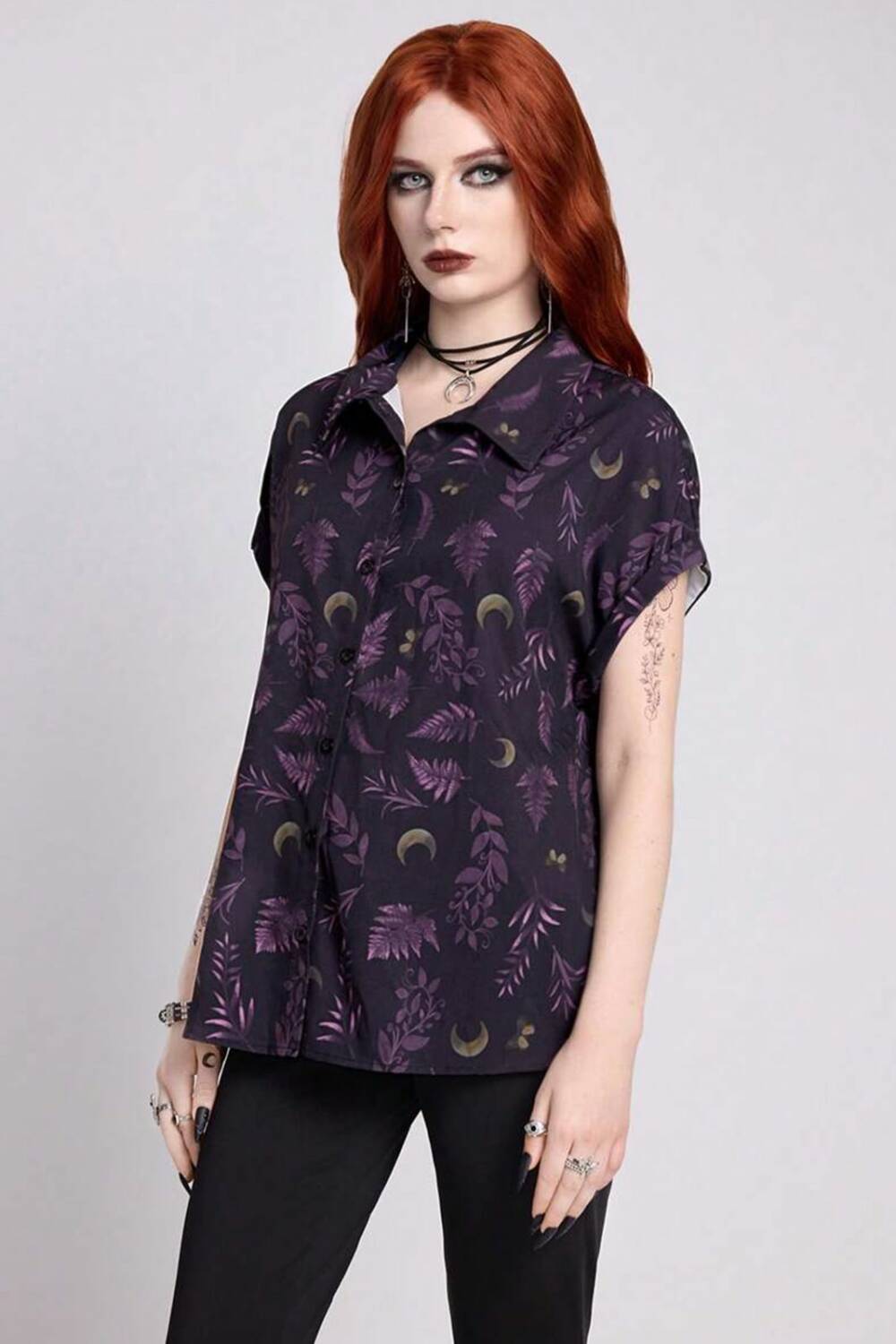 Romwe blouse Moonroot Botanica - Image 3