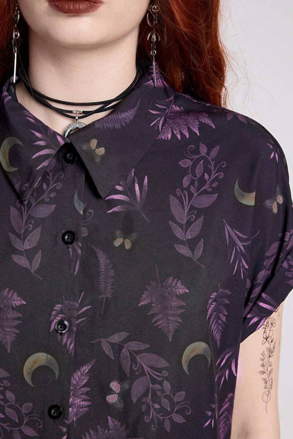Romwe blouse Moonroot Botanica - Image 5