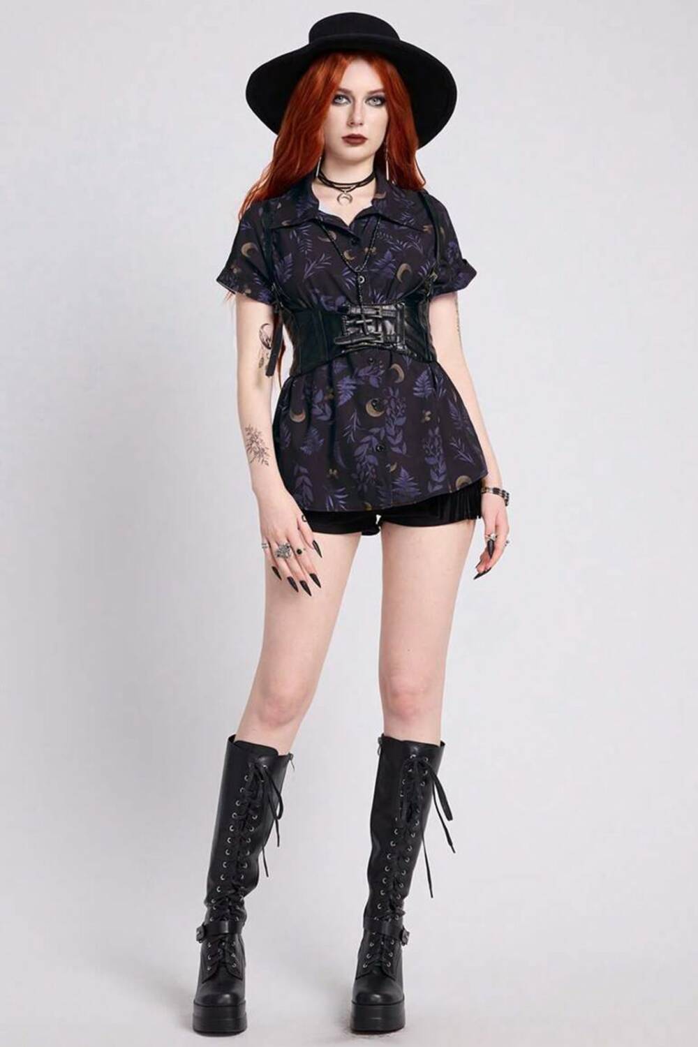 Romwe blouse Moonroot Botanica - Image 6