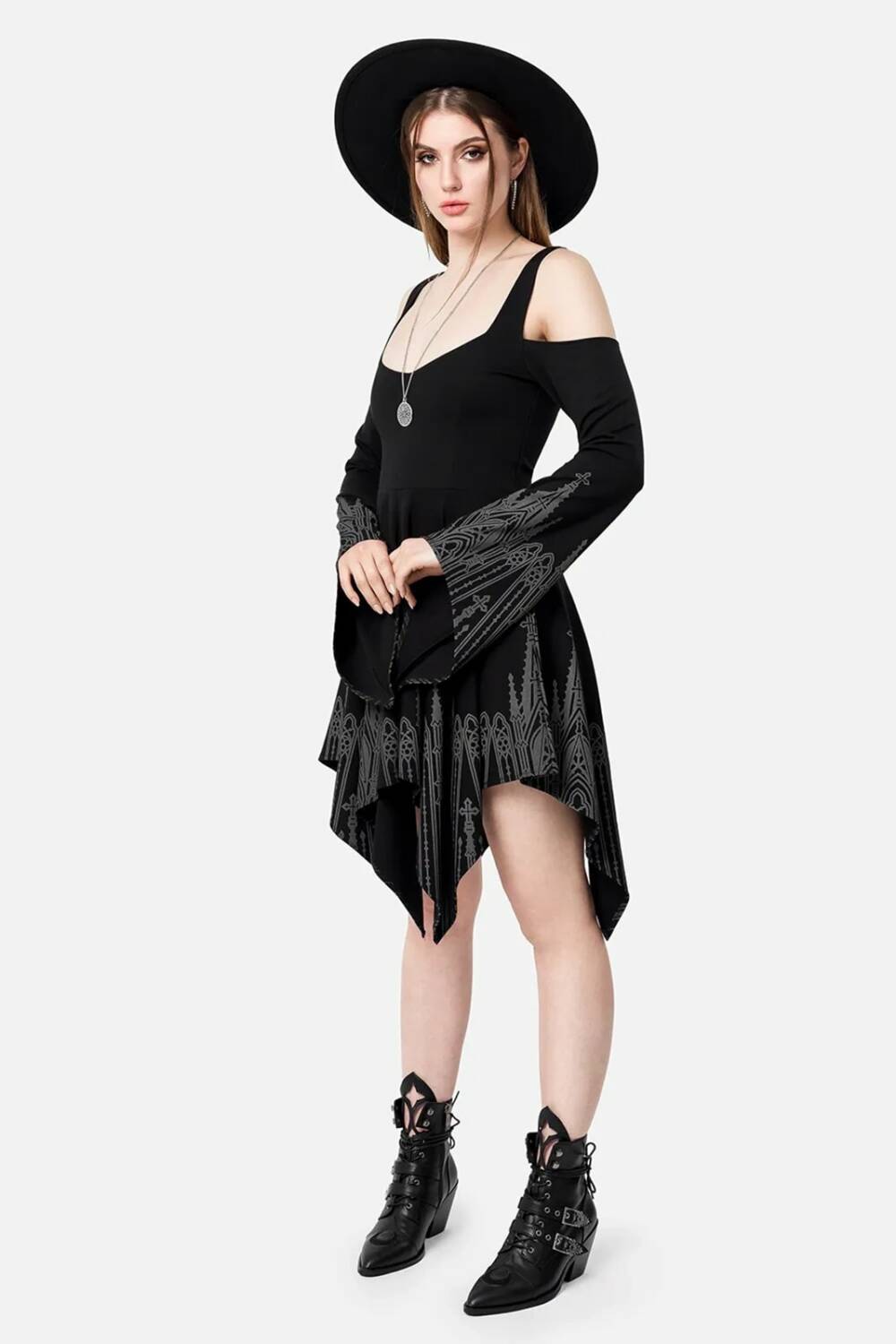 Restyle mini dress Infernal Chapel - Image 4