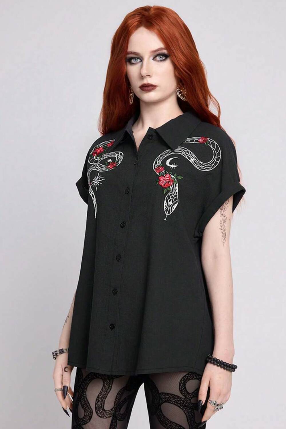 Romwe blouse Serpent Moon - Image 3
