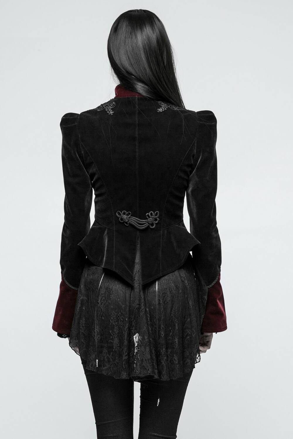 Punk Rave Jacket Fleur De Lys - Image 4
