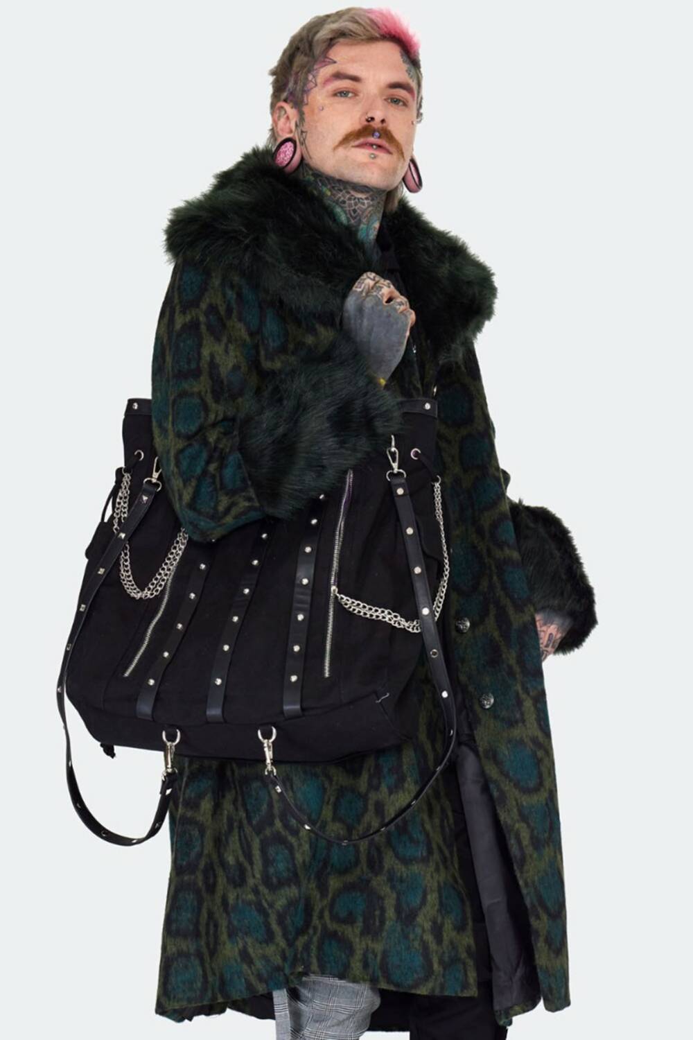 Jawbreaker Studded Oversized shoulder bag - Image 7