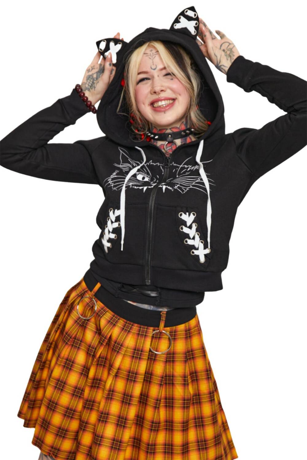 Jawbreaker Zip-Hoody Cat Ears