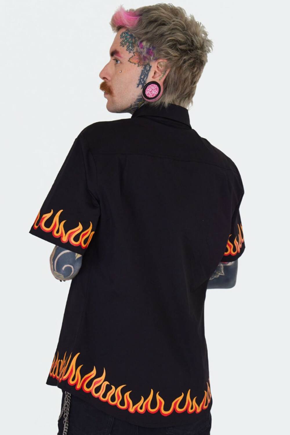 Jawbreaker short sleeve shirt In Flames - Image 2