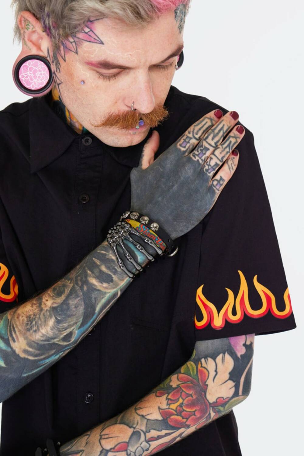 Jawbreaker short sleeve shirt In Flames - Image 4