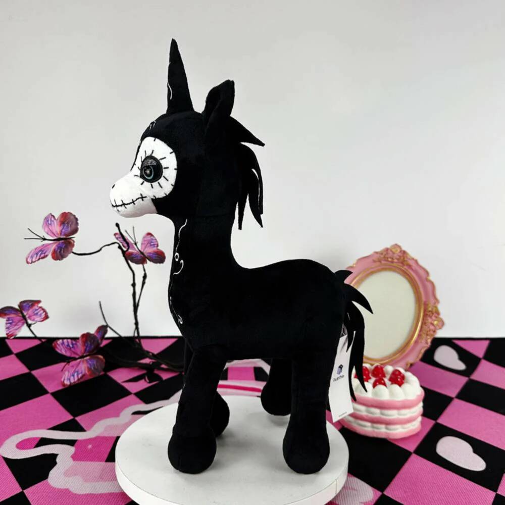 PlushThis plush toy Goth Skeleton Unicorn - Image 3