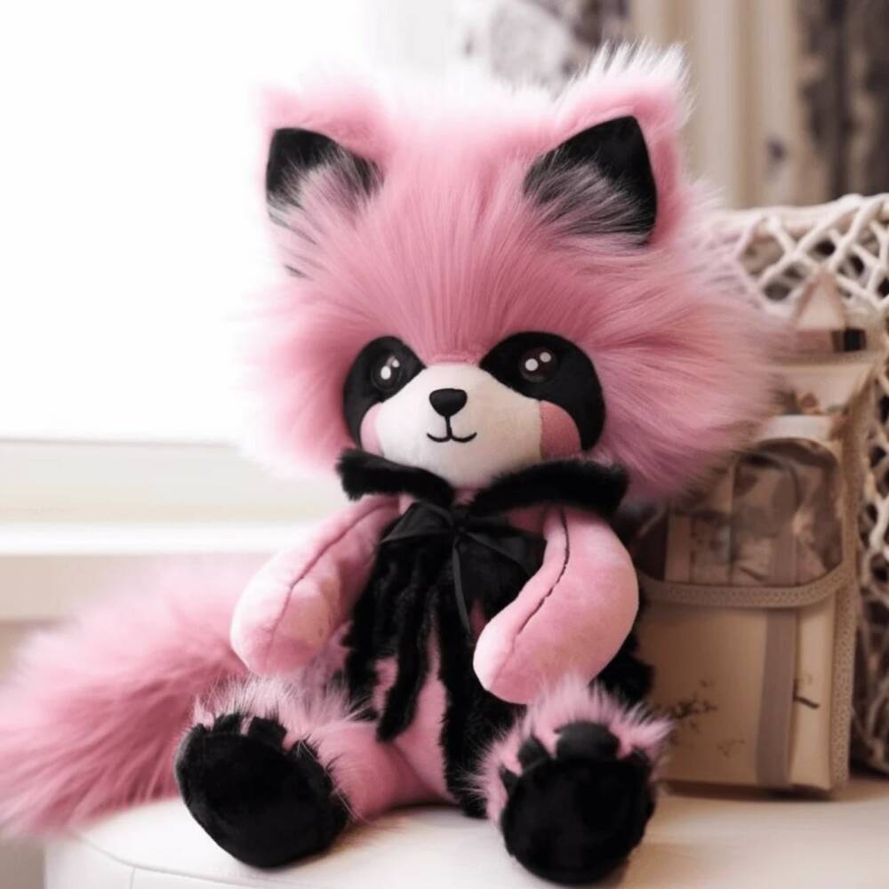 PlushThis plush toy Emo Kawaii Racoon