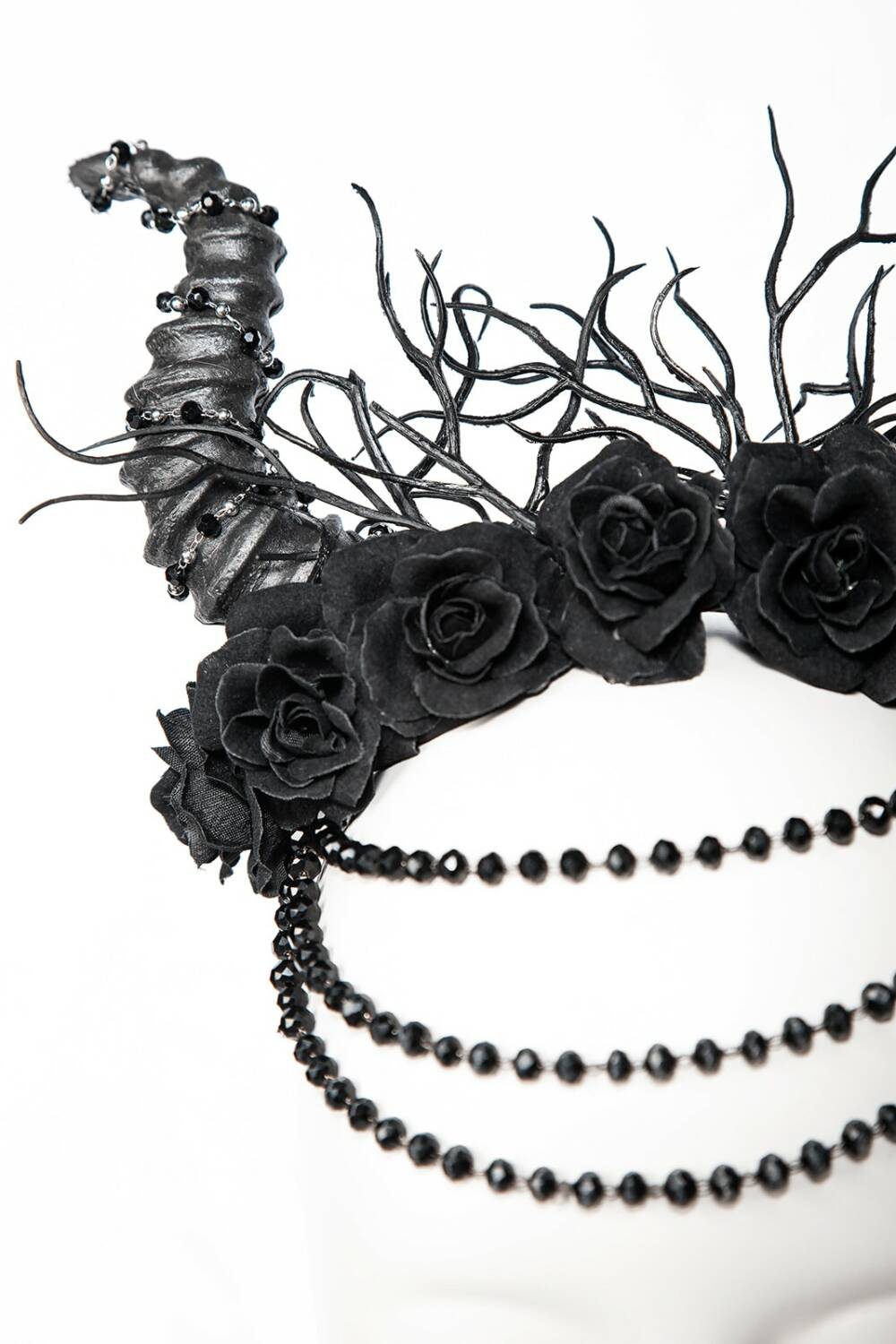 RNG Hairband Gothic Witch Horns - Image 7