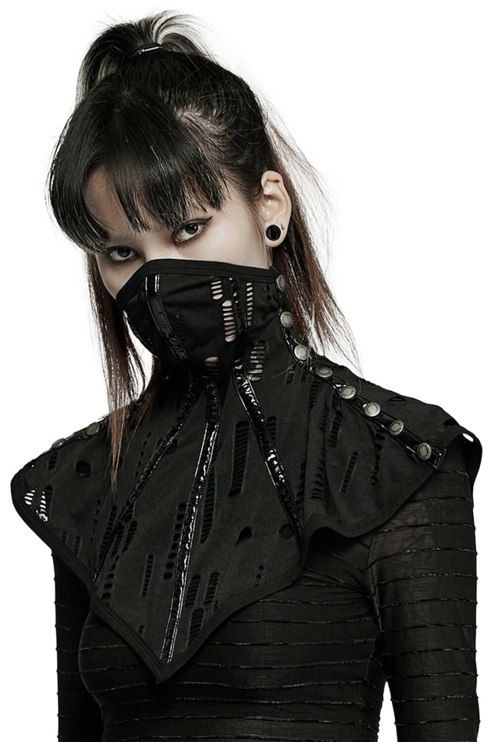 Punk rave neck corset Utopia