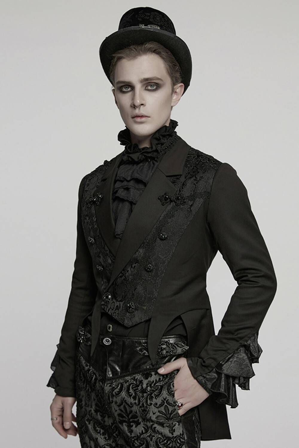 Punk Rave Jacket The Raven Poet - Image 3