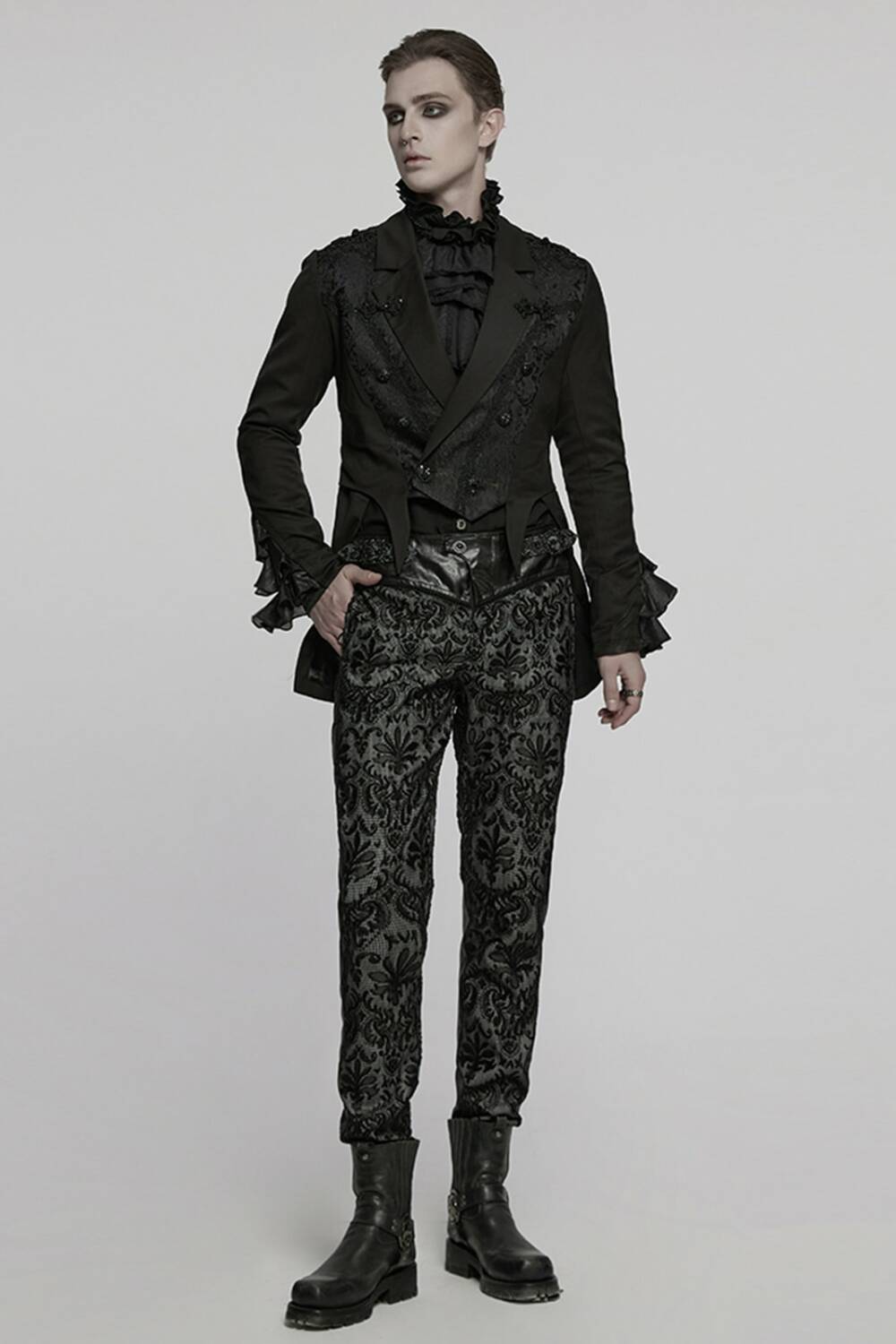 Punk Rave Jacket The Raven Poet - Image 4
