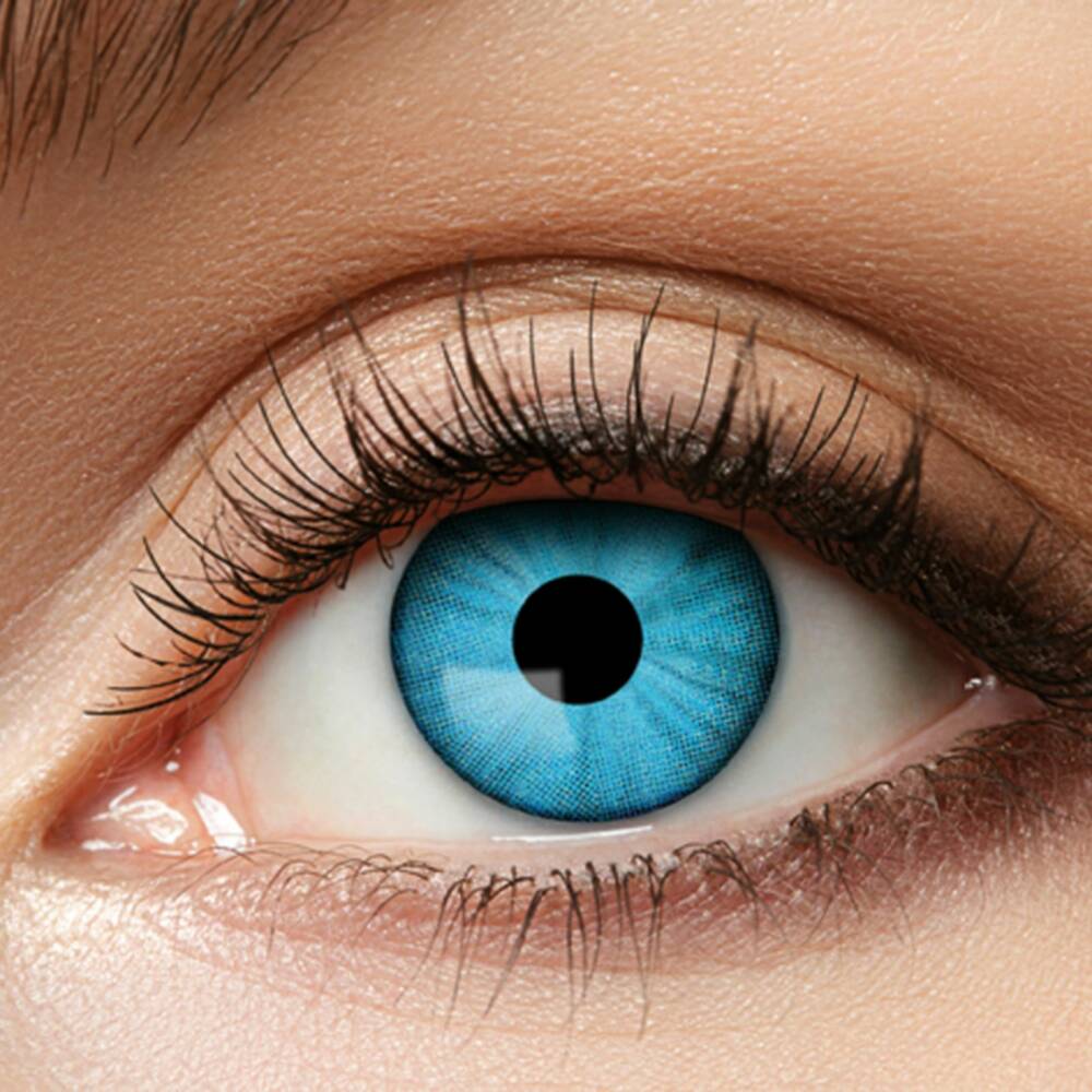 Eyecatcher vegan contact lenses Electro Blue