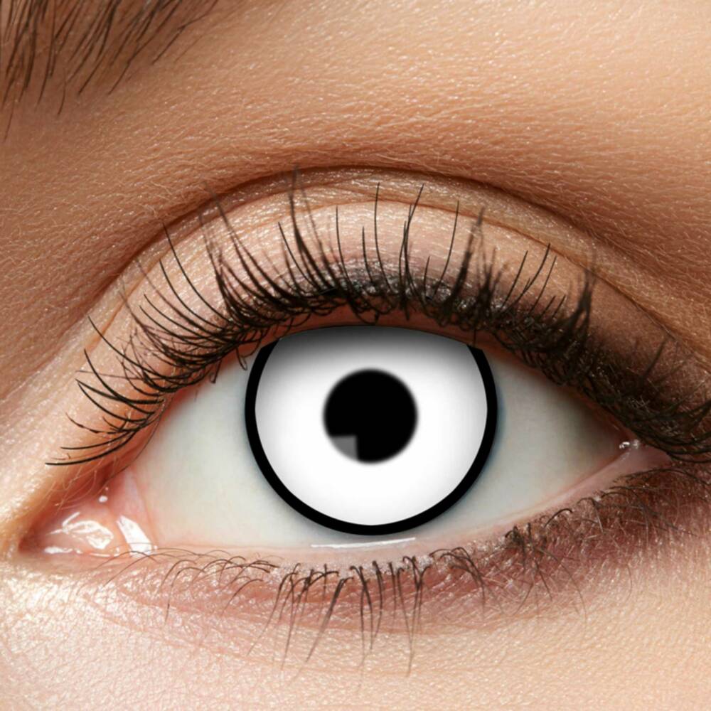 Eyecatcher vegan contact lenses White Manson