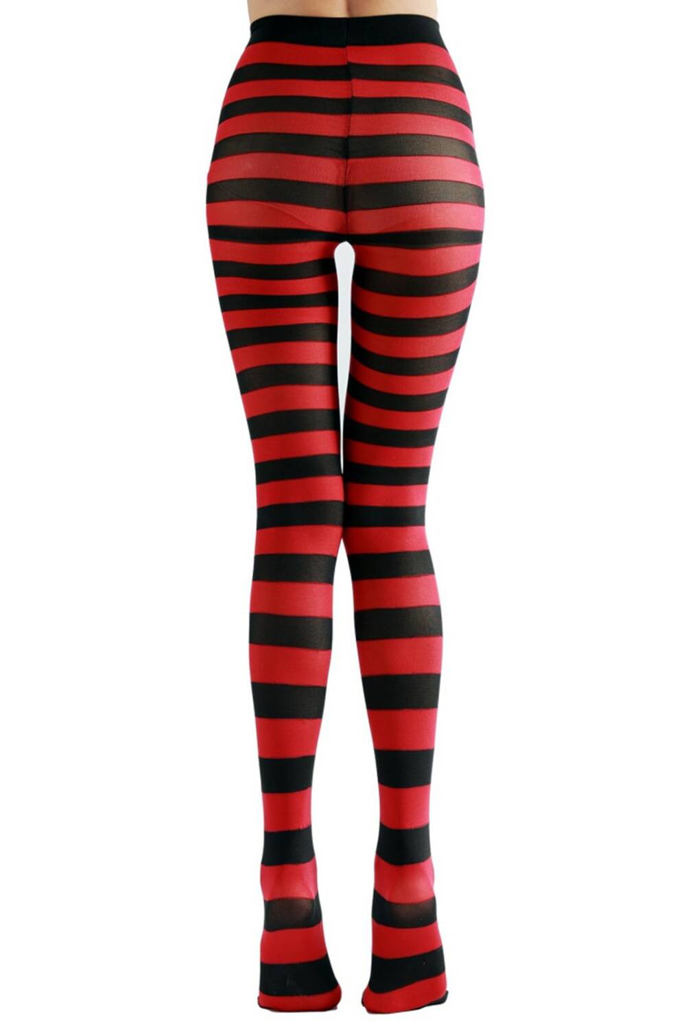 Erogance Tights Stripes Red - Image 2