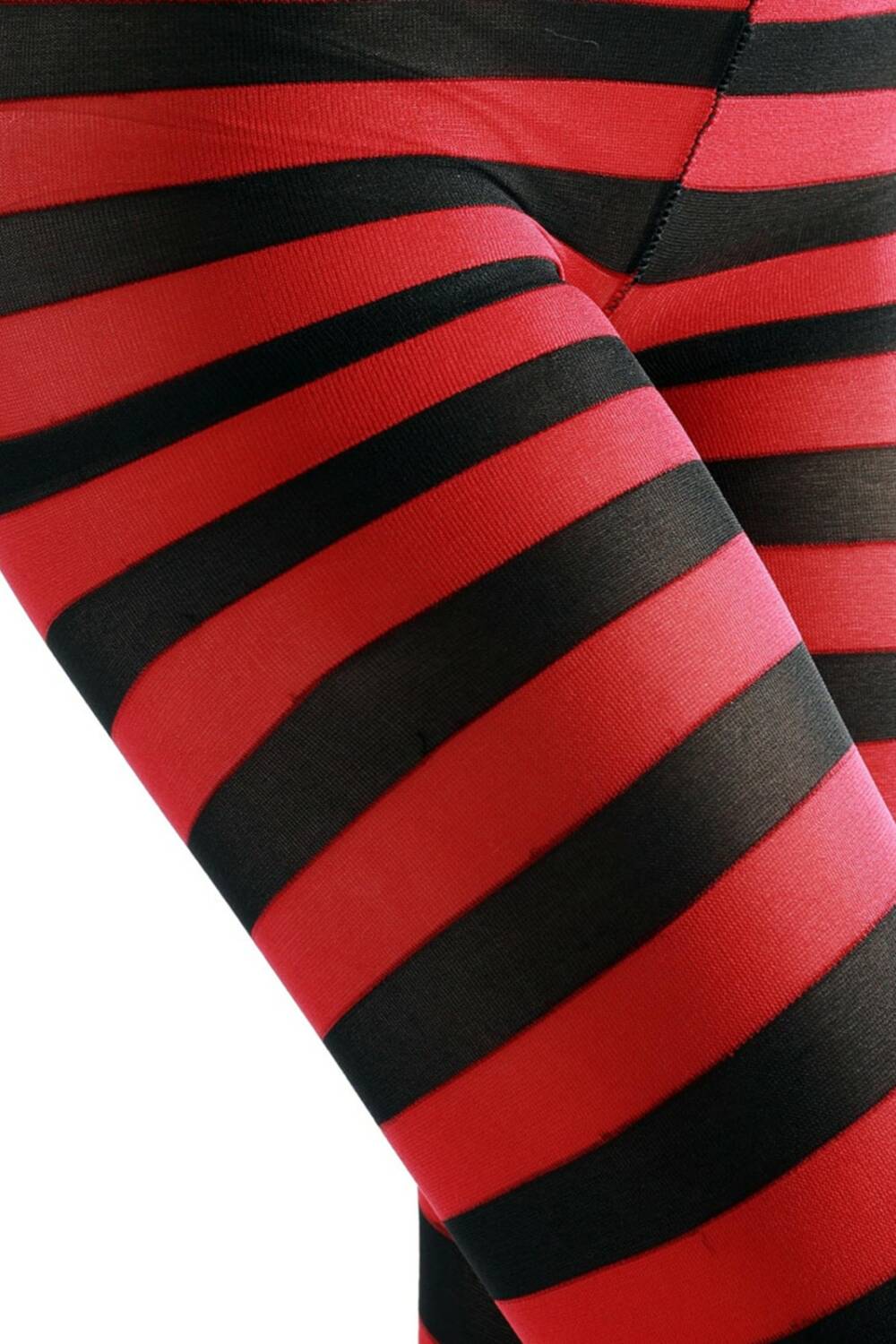 Erogance Tights Stripes Red - Image 4