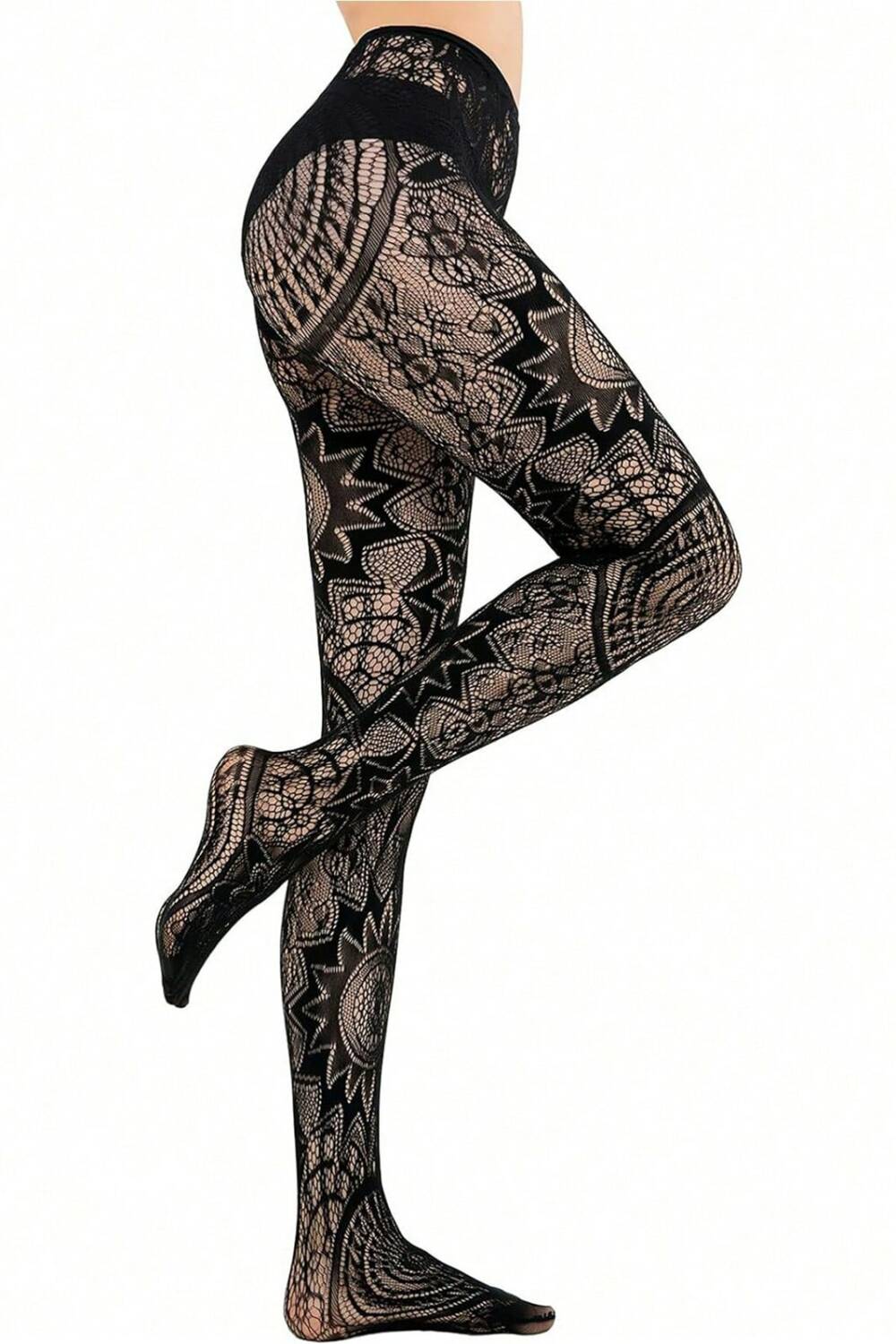 Mad Moonshine Flowers tights - Image 3