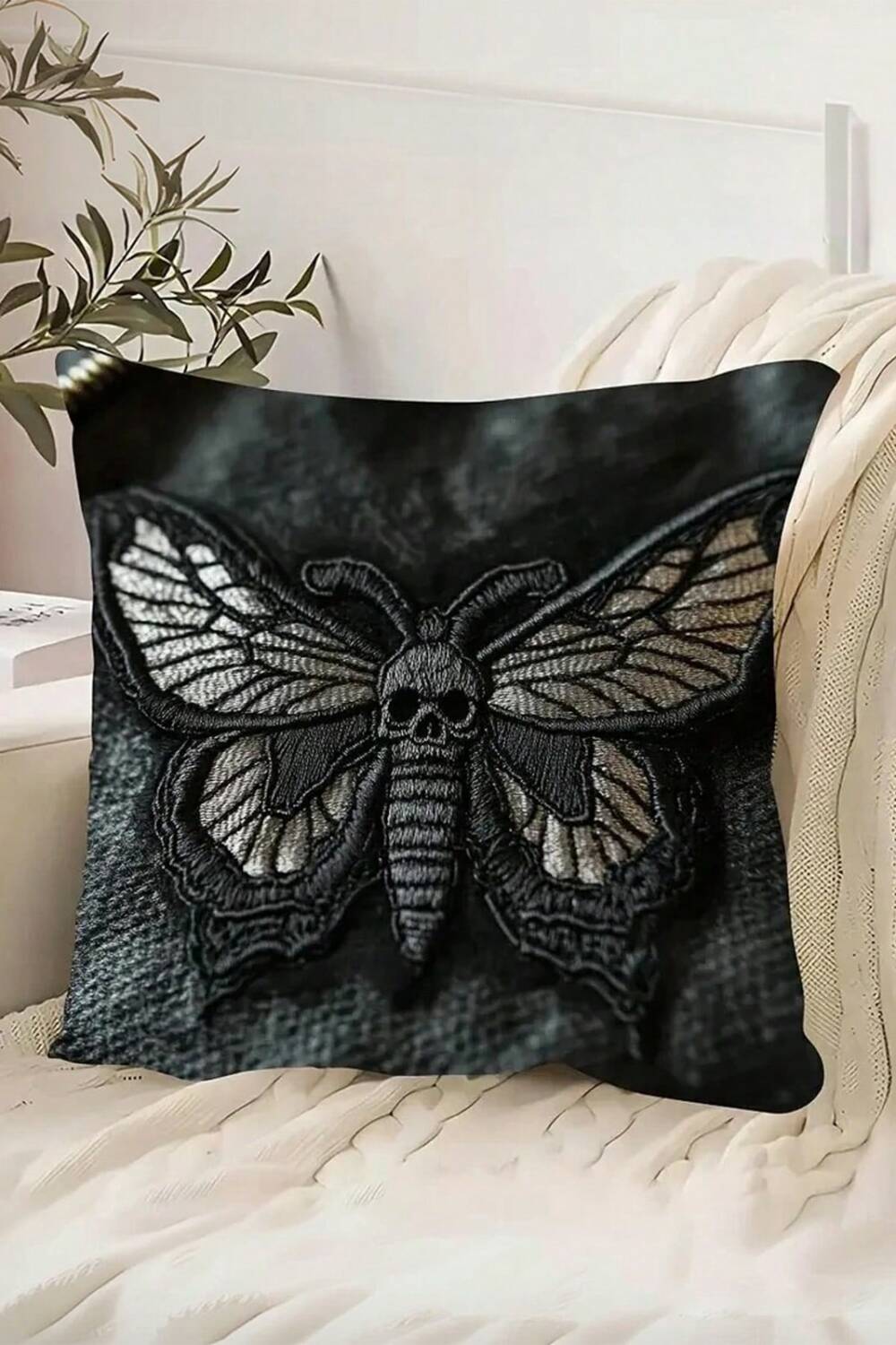 Mad Moonshine cushion cover Moth of Silence