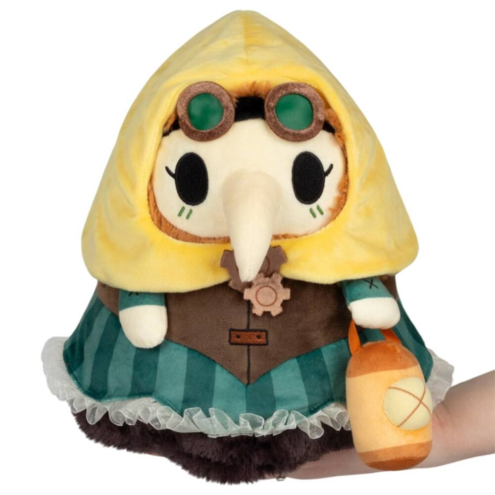 Squishable plush toy mini steampunk plague nurse